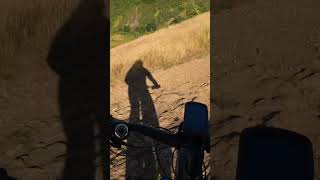 Salisbury Crags. Edinburgh. Single track MTB....