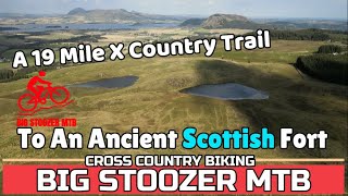 Mountain Biking. Scotland. Ancient Fort....