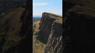 SCOTLAND DRONE. Edinburgh Scotland. Salisbury...