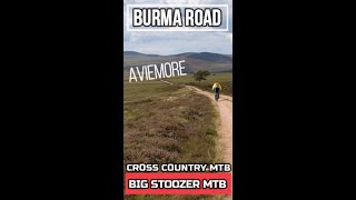 Aviemore mtb trails. Burma Road. Cairngorms...