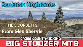 The 3 Corbetts. Mountain Biking. Drone mtb....