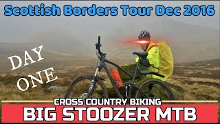 Scottish Borders mtb. December 2016 Tour. Day...