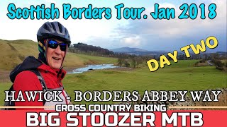 Scottish Borders mtb. Jan 2018 Tour. Day 2....