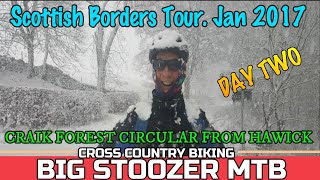 Scottish Borders mtb. Jan 2017 Tour. Day 2....