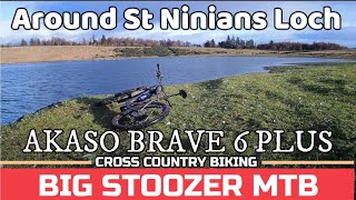 AKASO Brave 6 plus. mountain bike. Around St...