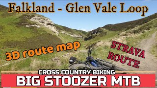 Falkland mtb. Glen Vale. 3D ROUTE MAP. Lomond...