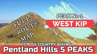 Pentland Hills mtb. 5 Peaks Loop. FULL ROUTE...