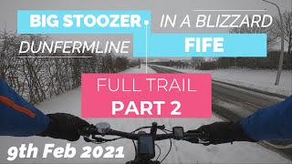 MTB IN A BLIZZARD. Full Trail. Part 2....