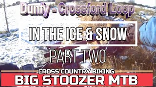 SNOW MTB. Mountain Biking. Single track mtb....