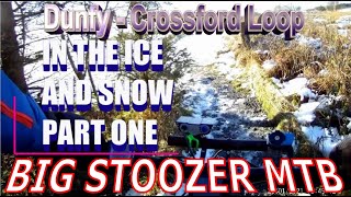 SNOW MTB. Mountain Biking. Single track mtb....