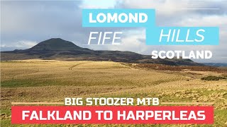 Falkland To Harperleas. LOMOND HILLS MTB. Fife...