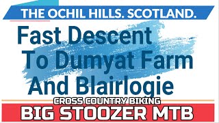 FAST DESCENT To Dumyat Farm & Blairlogie....