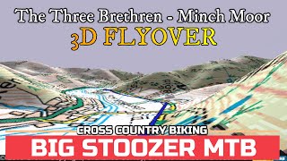The Three Brethren - Minch Moor 3D Flyover,...