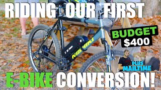 Regular Bike Converted Ebike: Realtime Review...