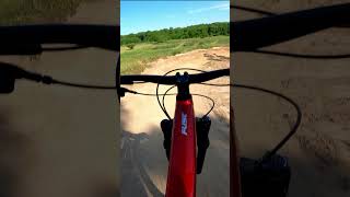 Enjoying the new dirt jumps at Meyer Broadway