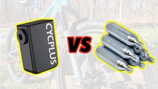 Smallest portable electric bike pump ever!...