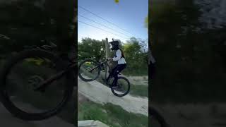 BULL TRACK BERM GAP!! #mountainbike...