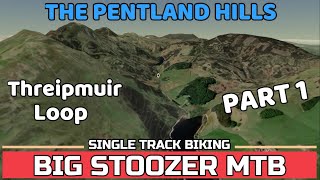 Threipmuir Loop. Part 1. Pentland Hills mtb....