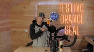 Testing Orange Seal Tire Sealant