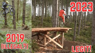 Riding Port Gamble Forest Heritage Park......