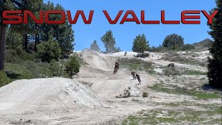 These jumps are big! Snow Valley Bike Park /...