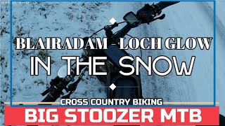 Blairadam mtb - Loch Glow. Snow mtb.  Part 1....