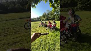 KLX 110 v CRF 125 ✊✊ #klx110 #crf125 #pitbikes