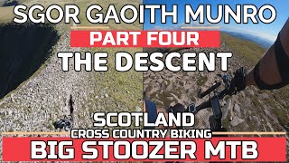 Sgor Gaoith Munro. Cairngorms mtb. Downhill...