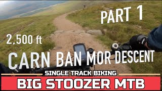 WHAT A BLAST! Carn Ban Mor Descent. Downhill...
