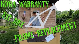 KONA WARRANTY ~ FAT BIKE FRAME REPLACEMENT