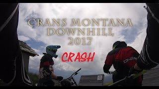 Crans Montana Bikepark 2017, Hard Crash Black...