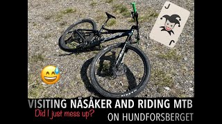 Visiting Näsåker and riding MTB on...