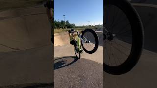 Backflip to manual on mtb jump bike ☀️...