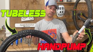 Install TUBELESS Using Only a Hand Pump - No...
