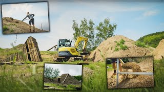 Unsere Riesen HULK Slopestyle MTB Line schaufeln!