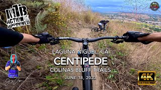 MTB Riding Centipede at Colinas Bluff Trails,...