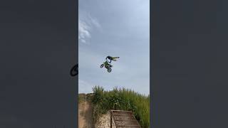 KLX110 pitbike doing fmx jumps  #klx110...