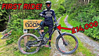 RIDING THE £14,000 PARK BIKE WE GOT FOR FREE!