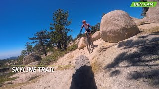 Pre-Riding the Big Bear course with Sam &...