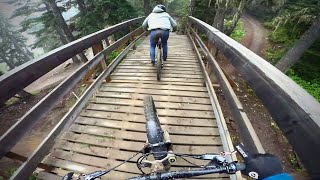 The most famous Blue Trail in the Whistler...