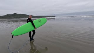Mike Surfing in Tofino