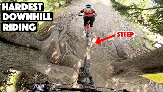 HARDEST DOWNHILL TRACK I HAVE EVER RIDDEN!...