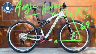 Slacken a Bike's Head Angle - Angle Headset...