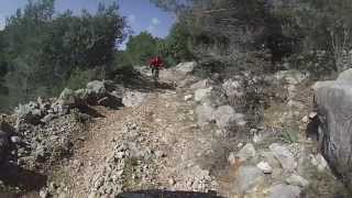 REAR VIEW CAM Downhill from Sa Galera to Sa...