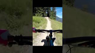 Fat Bike at Whistler Bike Park, flying through...