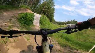 Even flow at the Quesnel bike park