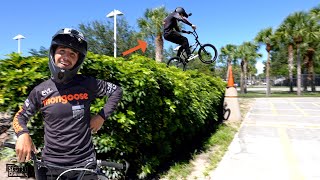 'I Dare You To Jump Over The Bush' - Freestyle...
