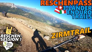 3-LÄNDER ENDURO TRAILS Zirmtrail hoch über...
