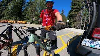 Riding with Sean and Bianca at Lost Lake...