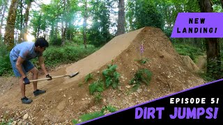 Building a HUGE New MTB Landing at my Backyard...